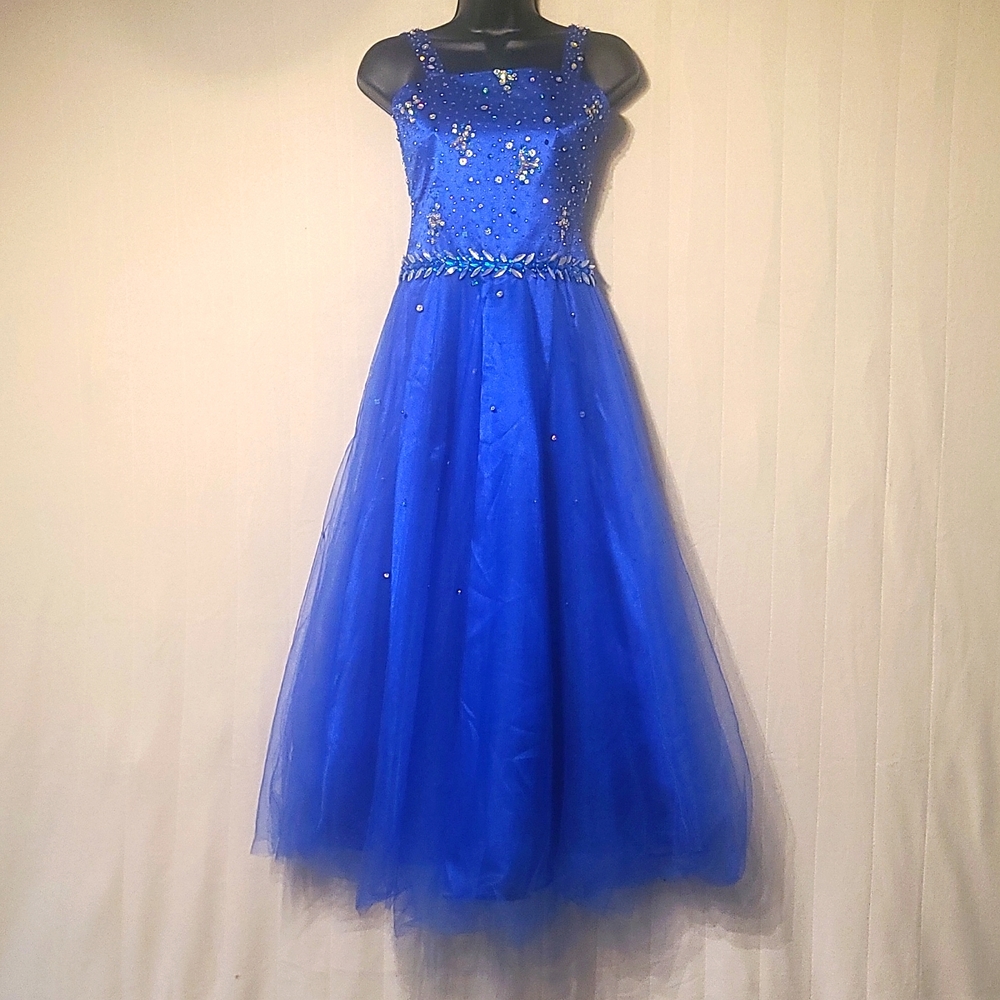 Tiffany Blue puffy Party Dress Size 10